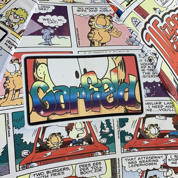 Large Vintage Umbrella Newspaper Florida Comic Strip Garfield Wizard ID FoxTrot - Picture 8 of 11